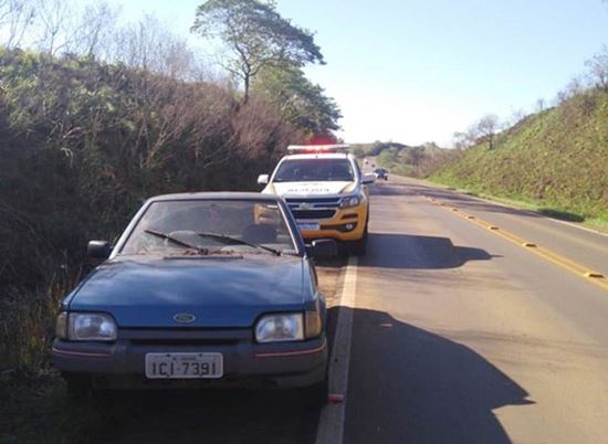 Veículo furtado é recuperado pela Polícia em Ronda Alta